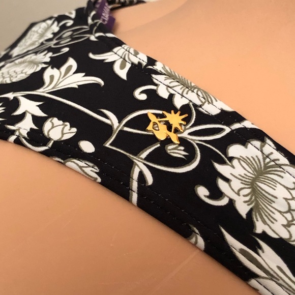 🌿Nwt cia.marítima beach wear bikini set black & white size M - Picture 5 of 7